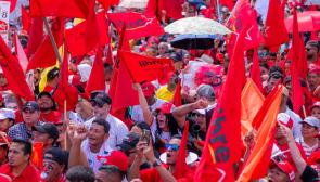LIBRE campaign rally in November ahead of the elections. Photo: LIBRE