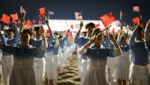 Procession for the arrival of the US delegation in Beijing. Photo: POTUS / X