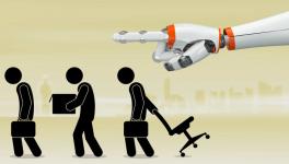 Robots replace humans