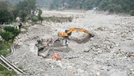 Environmental groups also pointed to ongoing mining and drilling on the riverbed, and the proposed felling of thousands of trees will destabilise the valley further (Photos by Tanmayee Tyagi, 101Reporters)