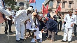 Farmers organized with All India Kisan Sabha (AIKS) in Rajkot, Gujarat. Photo: AIKS