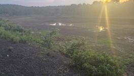The pond still exists, its embankments neatly paved and chairs placed along the retention wall. But it barely holds water. (Photo - Sanavver Shafi, 101Reporters)