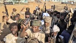 RSF fighters celebrating the takeover of Babanusa, Sudan in December 2025. Photo: Screenshot / RSF Telegram