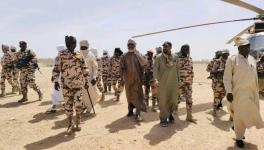 Chadian delegation led by Minister of Defense visits border town between Sudan and Chad. Photo: Rich Tedd/X