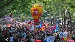 May day assemblage in france photo courtesy Shumona Sinha