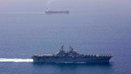 Wasp-class amphibious assault ship USS Kearsarge (LHD 3) transits the Strait of Hormuz in 2019. Photo: DVIDS Public Archive