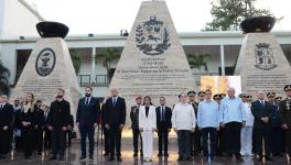 Ceremony in Caracas, Venezuela to pay tribute to the fighters who fell in combat against the United States on January 3. Photo: Minister of Communication Venezuela