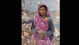 Prem Rani at the a construction site in Green Fields, Faridabad 