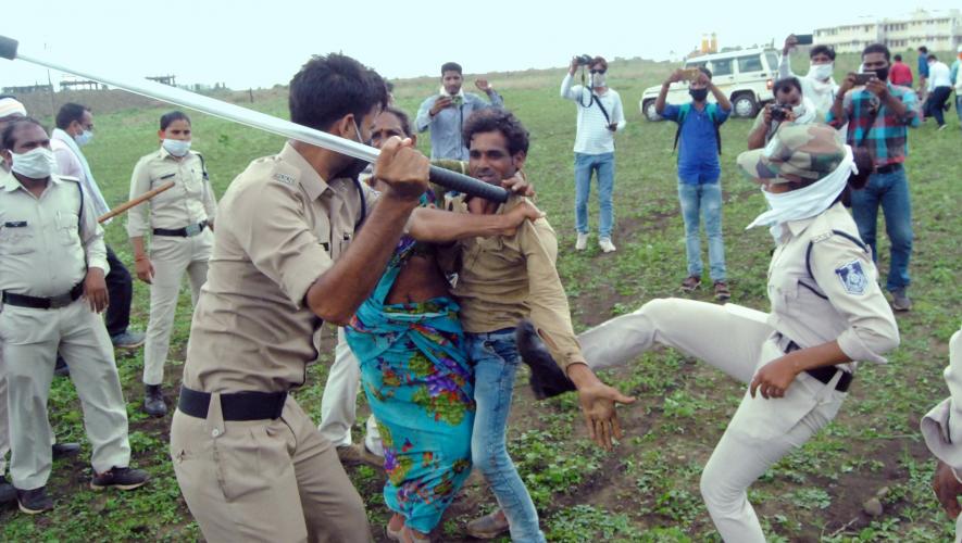 MP Forest Dept Demolishes Houses of Tribals in Rewa District