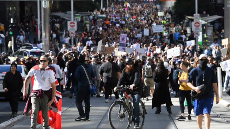 COVID-19: Hundreds Arrested, Fined in Protests Against Lockdown in Australia