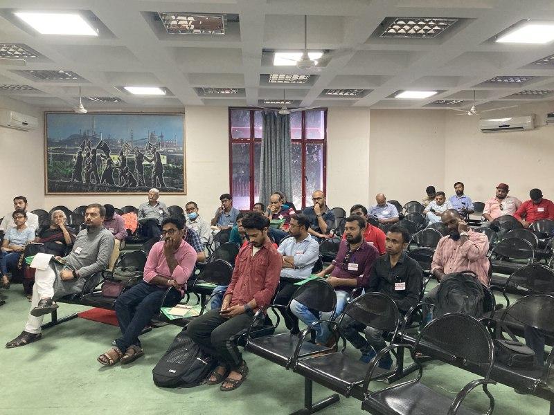 AIGWU's convention saw participation of union leaders from different states. Image clicked by Ronak Chhabra
