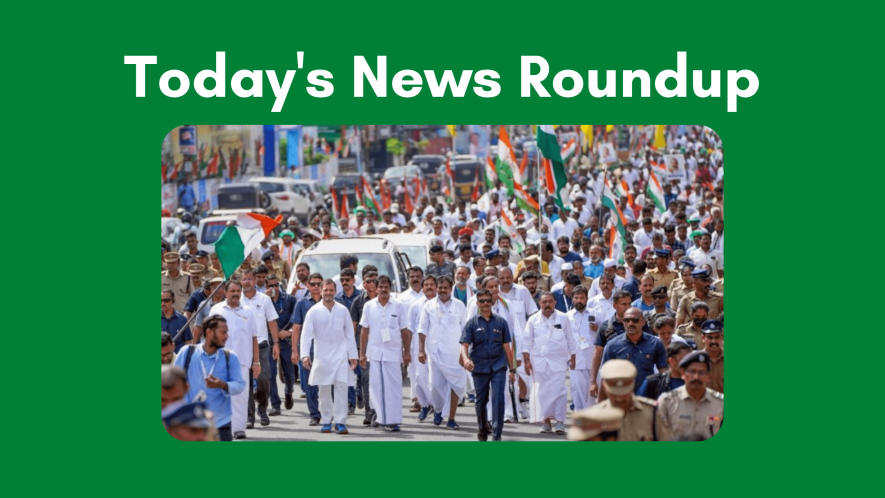 Telangana: Bharat Jodo Yatra Resumes After Day’s Halt at Sri Balaji Factory, Makthal