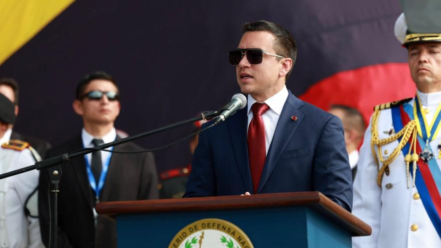 Ecuadorian President Daniel Noboa. Photo: X