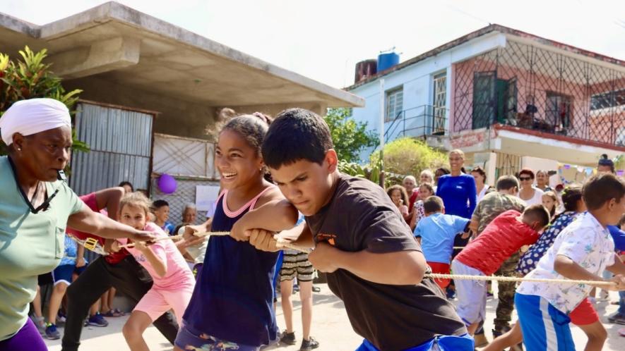 Children playing on the street in Havana, Cuba. Photo: Zoe Alexandra