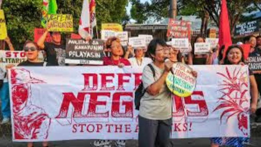Protest against the killings of 19 people in Negros Occidental by the Army. Photo: Adrian Puse/Altermidya