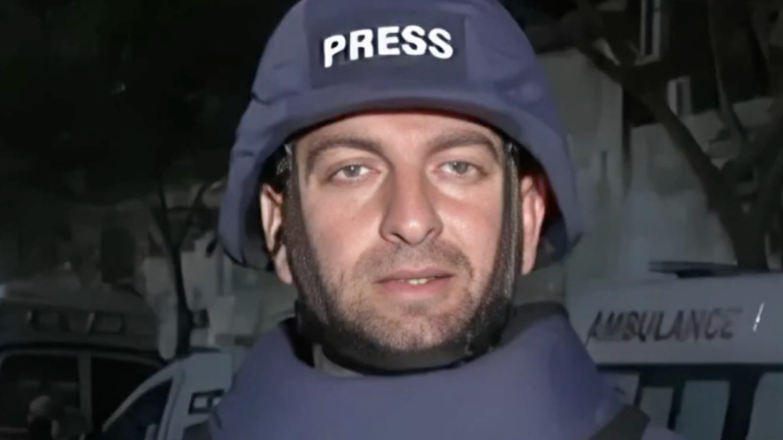 Mohammed Wisah Al Jazeera correspondent. Photo: Screenshot