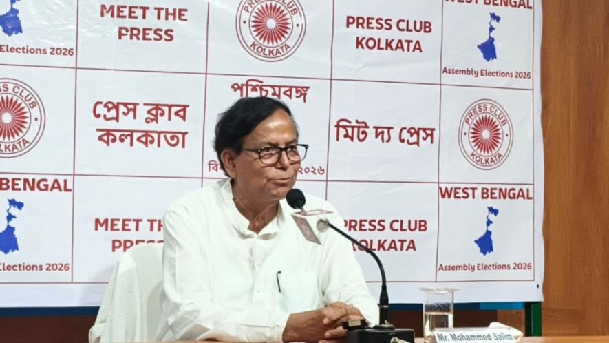 Md salim at press clubpress meet ,kolkata