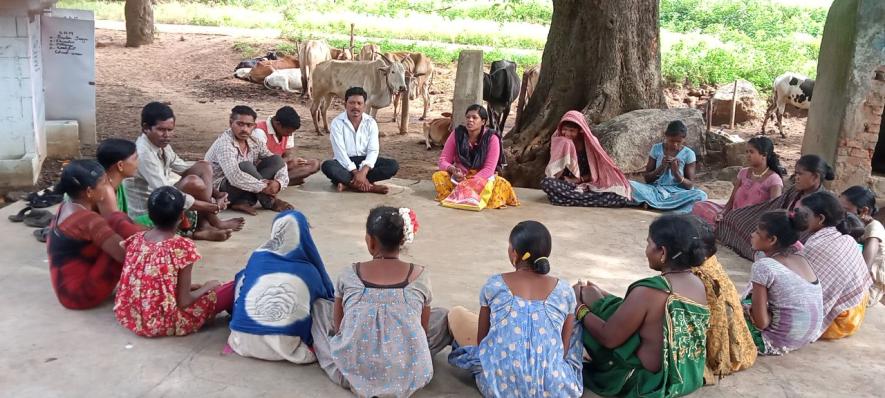 villagers do their meeting on different issues before gram sabha