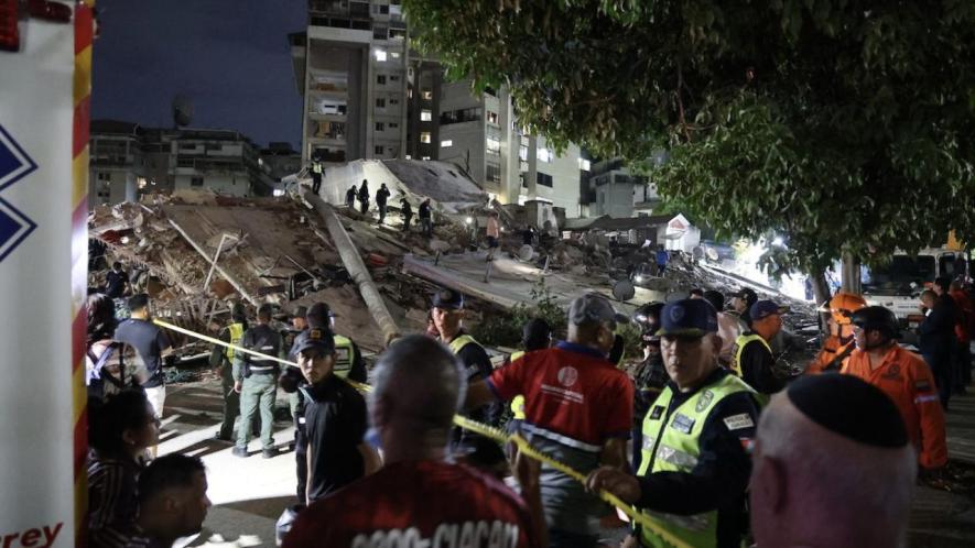 Rescue efforts in Caracas, Venezuela. Photo: Rome Arrieche