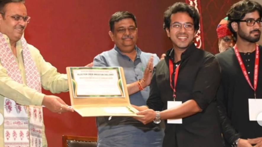 Two researchers from the TERI School of Advanced Studies, New Delhi — Souryadeep Basak and Saatvik Narayan Mishra — were honoured by Rajasthan Chief Minister Bhajan Lal Sharma and State Environment Minister Sanjay Sharma for a prototype that could change how Indian cities breathe.