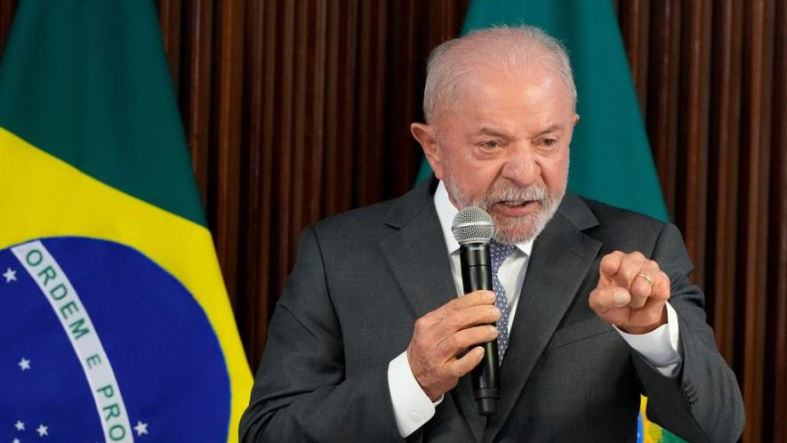 Brazilian President Luiz Inacio Lula da Silva speaks during a cabinet meeting at Planalto presidential palace in Brasilia, Brazil, Wednesday, June 3, 2026. Photo: AP